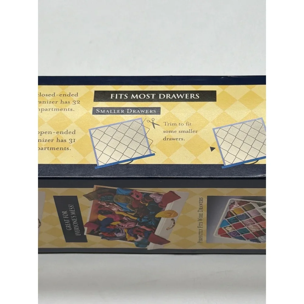 Diamond Drawer Organizer‎ 32 Compartments Socks Underwear Lingerie Storage NWT